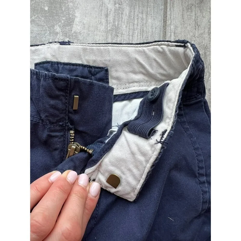Gap Kids Toddler Boys Youth Cargo Shorts Navy Blue Casual Summer 7 Slim Utility